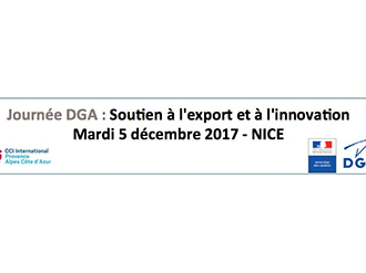 Participez à la journée DGA Soutien à l'export et à l'innovation à Nice !
