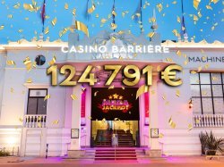 Jackpot de 124 791€ hier au Casino Barrière Menton