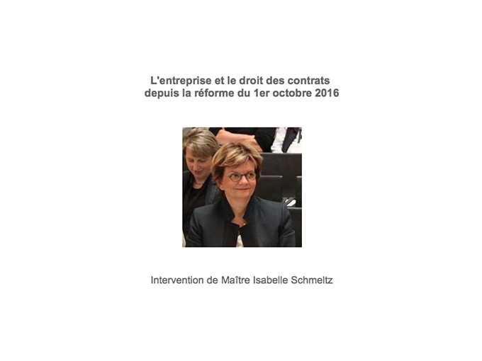 Maître Isabelle Schmeltz,