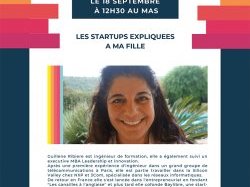 Le Mas Nice-Matin - Conférence "Les startups expliquées à ma fille" par Guillene Ribière