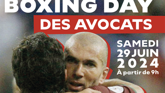 Boxing Day des avocats, policiers & magistrats : rendez-vous le 29 juin !