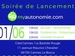 Lancement officiel du comparateur myautonomie.com à Bastide Rouge, Cannes La Bocca