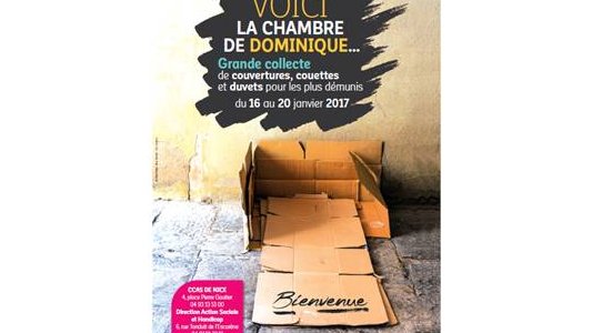Nice : Grande collecte de couvertures, couettes et duvets pour les plus démunis