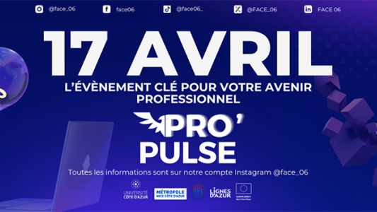 Le salon emploi Pro'Pulse, dédié aux étudiants, s'installe jeudi à la Gare du sud de Nice