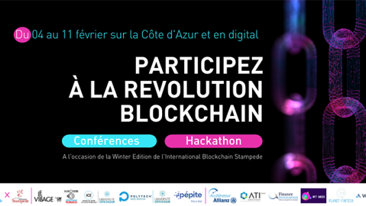 Les conférences en introduction du Hackathon Côte d'Azur Blockchain Stampede le 4 février dévoilées