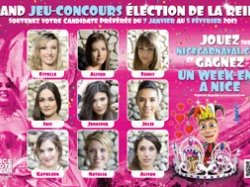 Election de la Reine du Carnaval de Nice 2013