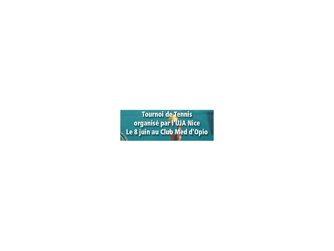 Tournoi de tennis organis