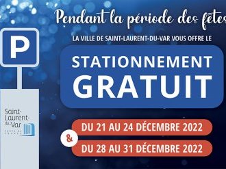 A Saint-Laurent-du-Var, on stationne gratuit pour les fêtes de fin d'année