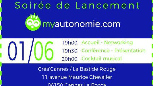 Lancement officiel du comparateur myautonomie.com à Bastide Rouge, Cannes La Bocca