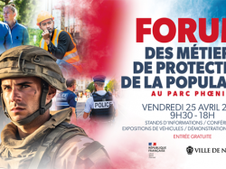 Deuxième forum des métiers de protection de la population ce vendredi 25 avril à partir de 9h30 au Parc Phoenix
