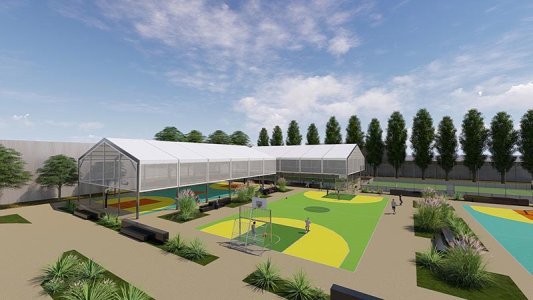 À Hyères, les travaux du campus sportif du Golf Hôtel avancent