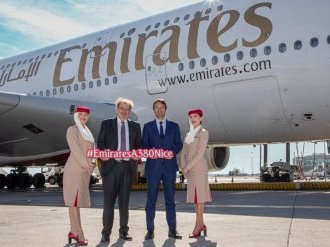 Emirates déploie son A380 réaménagé à Nice avec une nouvelle Classe Économie Premium