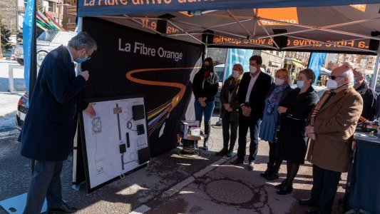 Lancement de la fibre Orange à Péone-Valberg !