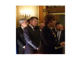 Martine Ouaknine « une grande dame de Nice » décorée des insignes d'Officier dans l'Ordre National de la Légion d'Honneur