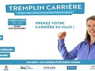 Vous pensez à une reconversion ? Ayez le réflexe Tremplin Carrière UCA !