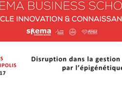 Conférence Skema : Disruption dans la gestion du stress par l'épigénétique 