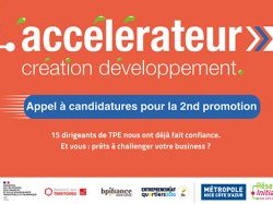 Accélérateur Création Développement : appel à candidatures ouvert pour la deuxième édition 