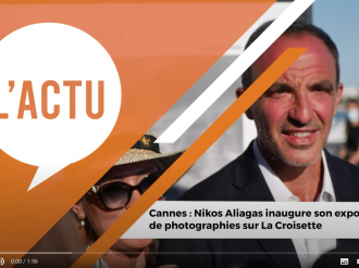 Nikos Aliagas expose ses photos à Cannes "Thalassa - Peuples de la mer"