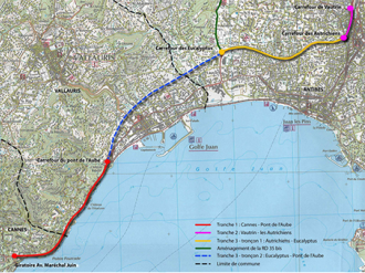Lancement des travaux de réalisation de la Déviation de Vallauris – Golfe Juan