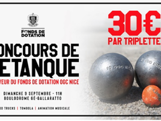Participez au Concours de Pétanque en faveur du Fonds de Dotation OGC Nice !