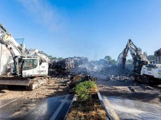 Sur l'A7, deux ponts démolis en un week-end à Marseille