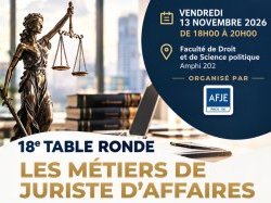Fac de droit de Nice : Les métiers de juriste d'affaires au cœur d'une table ronde ouverte à tous