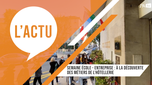 Semaine Ecole - Entreprise : visite de l'Hôtel Splendid par les élèves du collège Nazareth