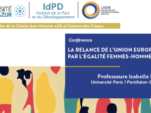 Conférence LADIE : "la relance de l'union européenne par l'égalité femmes-hommes"