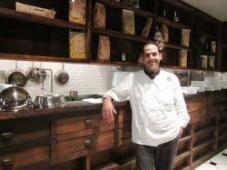 Dans les cuisines du restaurant La Pescheria