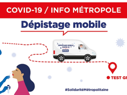Planning des postes mobiles de dépistage PCR Covid 19 au sein de la Métropole Nice Côte d'Azur 