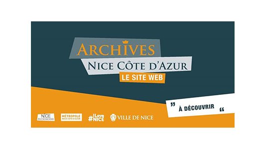 Découvrez le site internet des Archives Nice Côte d'Azur !