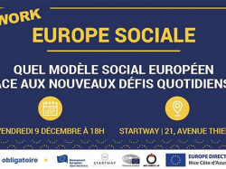 Afterwork "Quel modèle social européen face aux nouveaux défis quotidiens ?" ce vendredi 9 décembre