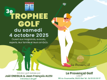 3e Trophée de golf de l'UCEJAM : une journée sportive et conviviale à Biot le 4 octobre