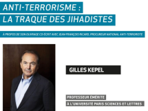 Gilles Kepel invité par le CERDACFF pour une matinée consacrée à l'anti-terrorisme 