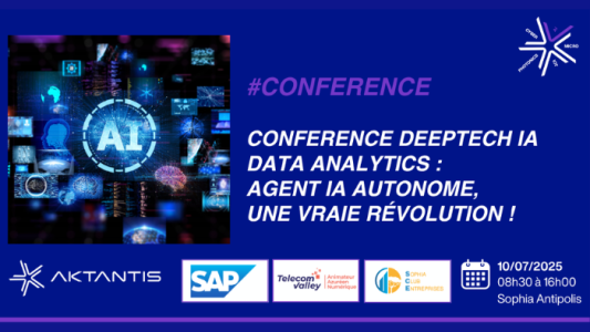 En savoir plus sur les agents IA autonomes : conférence Deeptech IA Data Analytics à Sophia Antipolis 