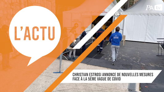 Christian Estrosi annonce de nouvelles mesures face à la 5ème vague de Covid