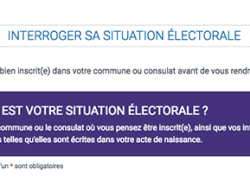 Élections : vous pouvez vérifier votre inscription sur les listes électorales en ligne !