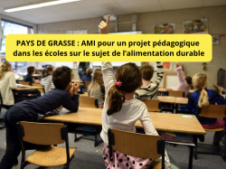 Grasse : Appel à manifestation d'intérêt (AMI) pour un projet pédagogique à déployer dans les écoles sur le sujet de l'alimentation durable