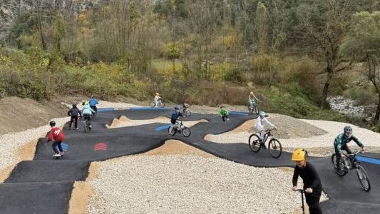 Aménagement : Le Pumptrack de Tende est ouvert