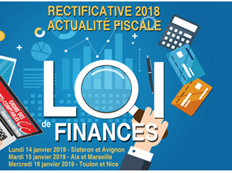 CROEC PACA | Les inscriptions pour les conférences "Loi de Finance 2019" sont ouvertes 