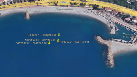 La DDTM 06 procède au nettoyage des fonds marins suite au démantèlement de la ferme aquacole Loulou bas I à Cagnes-sur-Mer