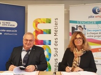 Pôle Emploi et la CCI Nice Côte d'Azur signent un partenariat au service de l'emploi