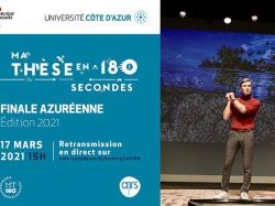 La finale azuréenne de Ma Thèse en 180 secondes se déroulera en ligne le mercredi 17 mars
