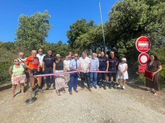 Biot renforce sa défense contre les incendies avec une nouvelle piste DFCI