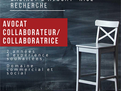 Cabinet d'Avocat Nice recherche : Avocat collaborateur/trice