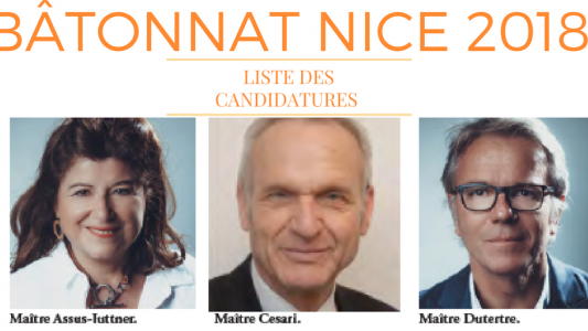 BÂTONNAT DE NICE : rencontre avec les candidats officiels avant le débat contradictoire du 23 mars