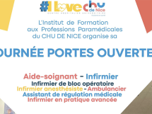  Journée portes ouvertes de l'Institut de formation aux professions paramédicales du CHU de Nice