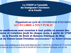 Conférence CERDP du 2 février : "Le juge au sein de l'état d'urgence" 