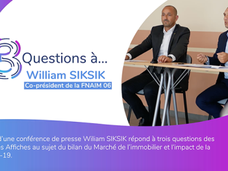 William Siksik co-président de la FNAIM-06