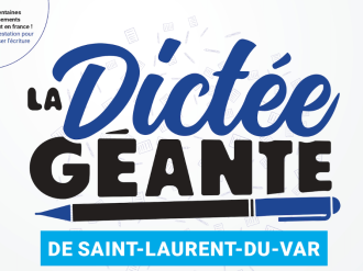 La Dictée Géante arrive à Saint-Laurent-du-Var le 27 juin !